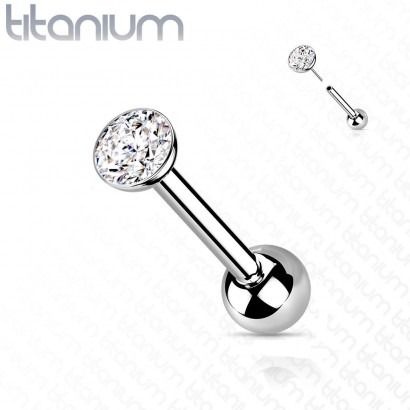 Cartilage piercing TITAN, 1,2 x 6 mm (3 mm)