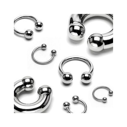 Piercing - podkova (1,2 x 6 mm, 3 mm)