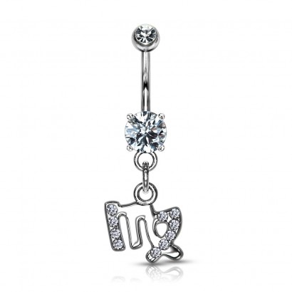 Piercing do pupíku - znamení panna