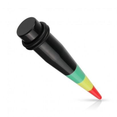 Roztahovák do ucha - rasta (10 mm)