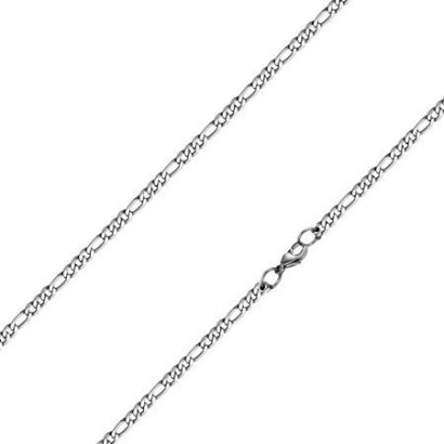 Ocelový řetízek figaro, tl. 4 mm (50 cm)