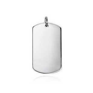Stříbrný přívěsek - dog tag