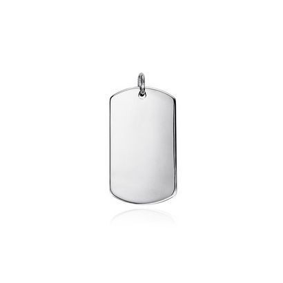 Stříbrný přívěsek - dog tag