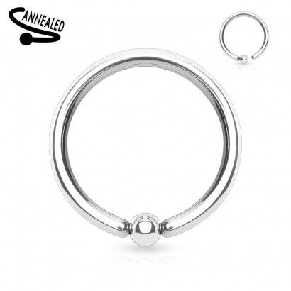 Piercing - kruh, kulička (1,2 x 10 mm)