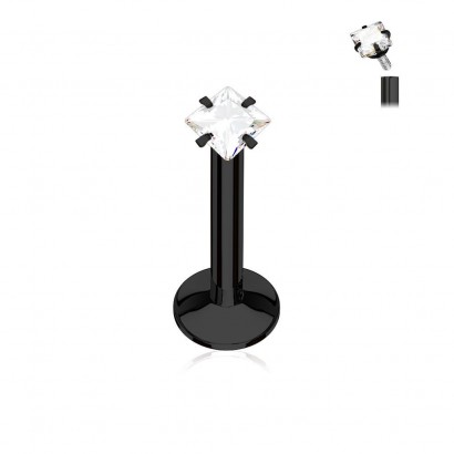 Piercing do brady černý (1,2 x 8 mm)