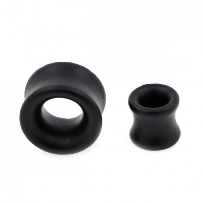Tunel do ucha Ebony Wood (12 mm)