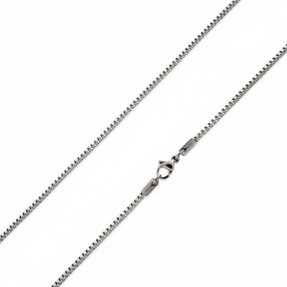 Ocelový řetízek čtvercový, tl. 1 mm (60 cm)
