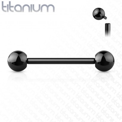 Piercing do jazyku TITAN (černá)