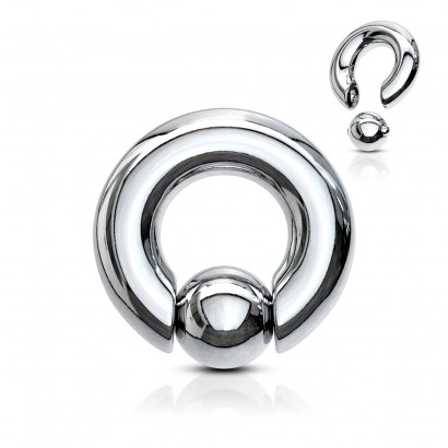 Piercing - kruh (4 x 12 mm, kulička 10 mm)