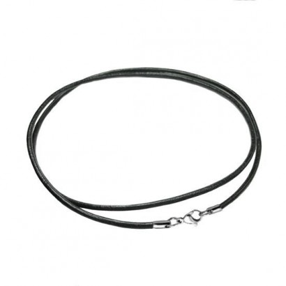 Kožená šňůrka na krk, tl. 2 mm (60 cm)