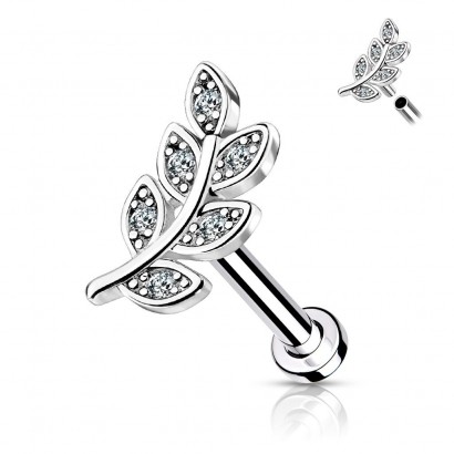 Piercing do brady - větvička (1,2 x 8 mm)