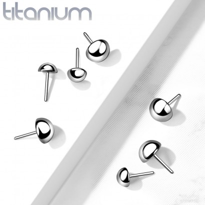 Půlkulička k PUSH IN piercingu TITAN (3 mm)