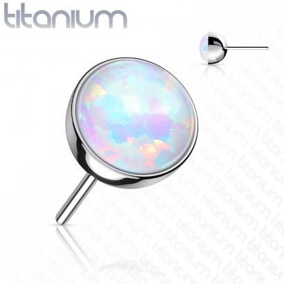 Kamínek k PUSH IN piercing do nosu TITAN (2,5 mm)