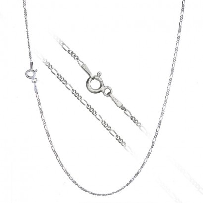 Stříbrný řetízek figaro, š. 1,4 mm (40 cm, 1,9 g)