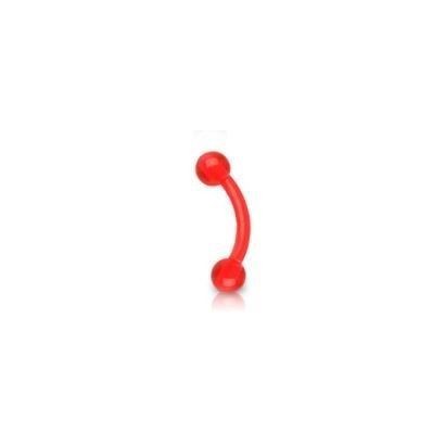 Piercing do obočí (červená)