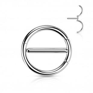 Piercing kruh do bradavky, 1,6 x 12 mm
