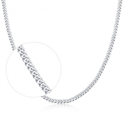 Stříbrný řetízek ”pancer”, tl. 1,1 mm, délka 45 cm