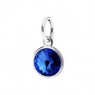 Stříbrný přívěsek s kamenem Crystals from SWAROVSKI®Sapphire