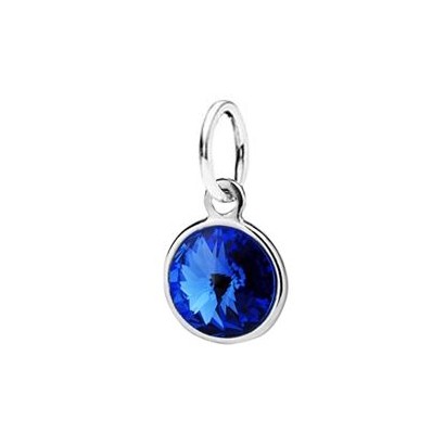 Stříbrný přívěsek s kamenem Crystals from SWAROVSKI®Sapphire