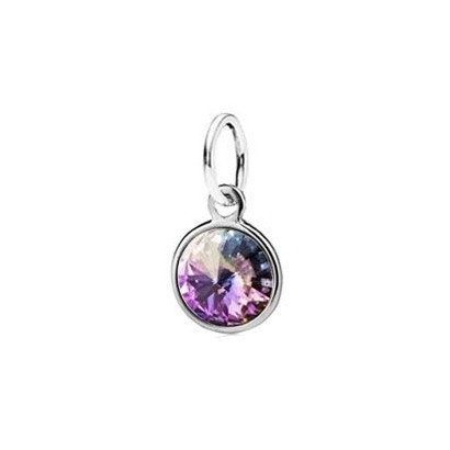 Stříbrný přívěsek s kamenem Crystals from SWAROVSKI® Vitrail Light
