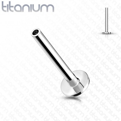 PUSH IN tyčka k labretě TITAN, tl. 1 mm (1,0 x 8 mm)
