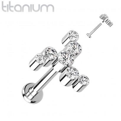 Piercing do brady / ucha TITAN (1,2 x 8 mm)