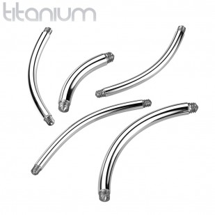 Zahnutá náhradní tyčka TITAN, závit 1,2 mm