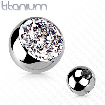 Náhradní kulička TITAN, 1,2 mm, průměr 4 mm (čirá)