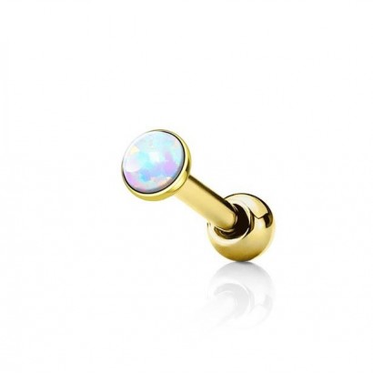 Zlacená cartilage piercing do ucha (5 mm)