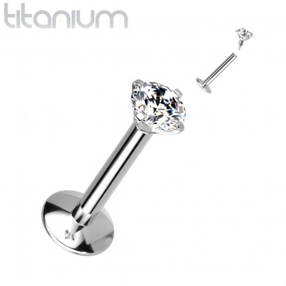 Piercing do brady titan (1,2 x 12 mm, kamínek 3 mm)