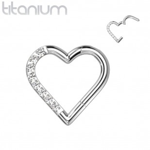 Segment kruh - helix / cartilage / tragus / septum piercing TITAN