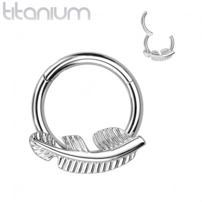 Segment kruh - helix / cartilage / tragus / septum piercing TITAN (1,2 x 8 mm)