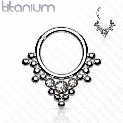 Piercing segment kruh TITAN, 1,2 x 8 mm