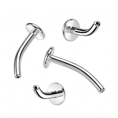 PUSH IN tyčka k piercingu do pupíku TITAN (1,6 x 12 mm)
