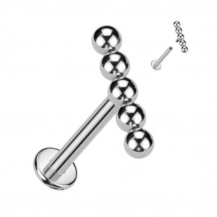 Piercing do brady - labreta titan 1,2 x 8 mm