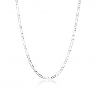 Stříbrný řetízek figaro 55 cm