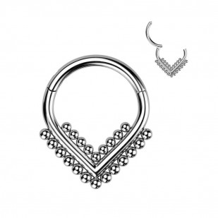 Segment helix / cartilage / tragus piercing TITAN
