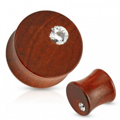 Plug mahagon wood průměr 12 mm