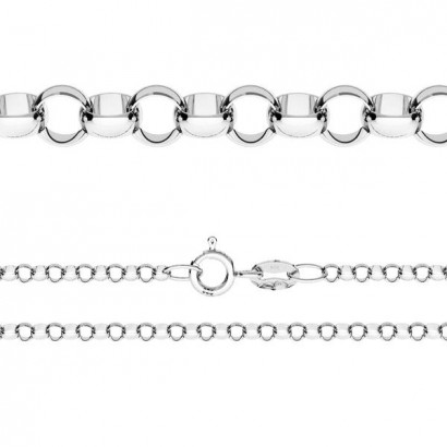Stříbrný řetízek očkový ROLO 1,4mm (42 cm)