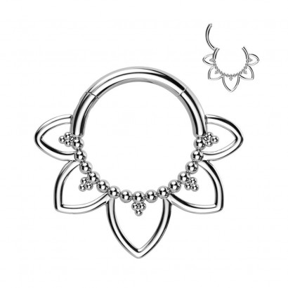 Segment kruh - helix / cartilage / tragus / septum piercing TITAN (1,2 x 8 mm)