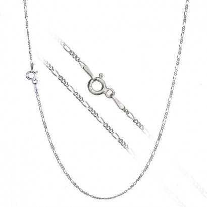 Stříbrný řetízek figaro, š. 1,4 mm (50 cm, 2,13 g)