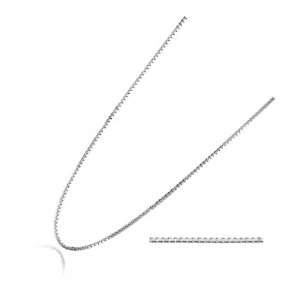 Stříbrný řetízek - čtvercový, tl. 0,6 mm (50 cm)