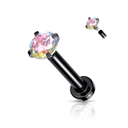 Piercing do brady / cartilage / tragus (1,2 x 8 mm, 3mm kámen)