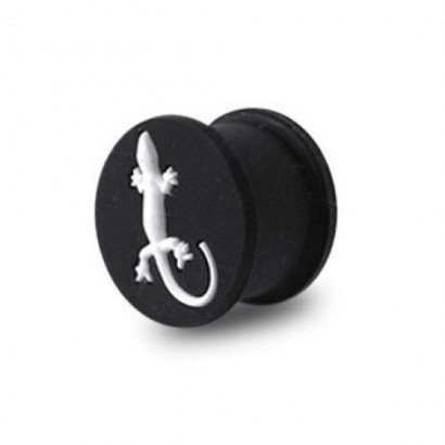 Plug silikon s bílou ješterkou (14 mm)
