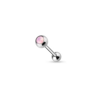 Piercing do jazyka - opalit (růžová)
