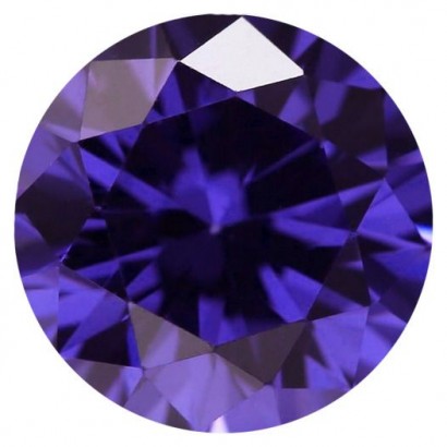 CZ Kubický zirkon - Tanzanite, 100 ks (1,75 mm)