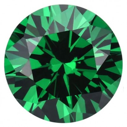 CZ Kubický zirkon - Green, 100 ks (1,75 mm)