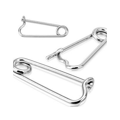 Náušnice do ucha - zavírací špendlík 1,2 mm - 1 kus