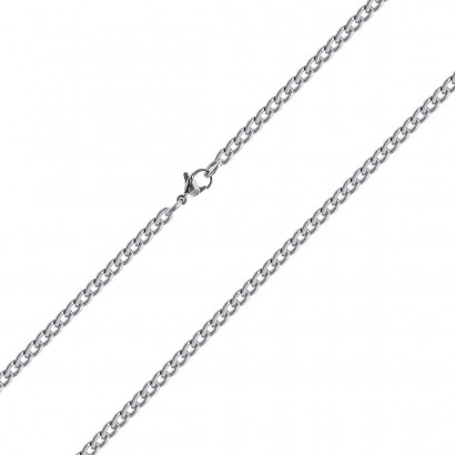 Ocelový řetízek, šíře 4 mm (55 cm)