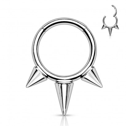 Piercing segment kruh TITAN s hroty (1,2 x 10 mm)